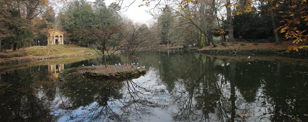 Monza: il laghetto dei giardini reali