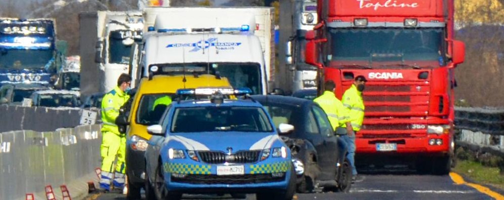 Incidente Statale 36 Verano Brianza sud