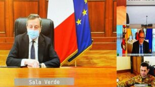 Incontro Draghi con Regioni e con Regione Lombardia