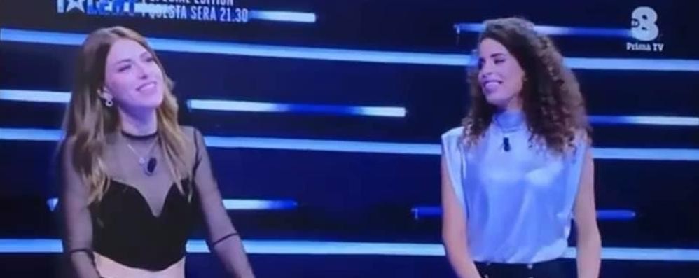 Villasanta Martina Calisti e Karla Vigliotta in tv