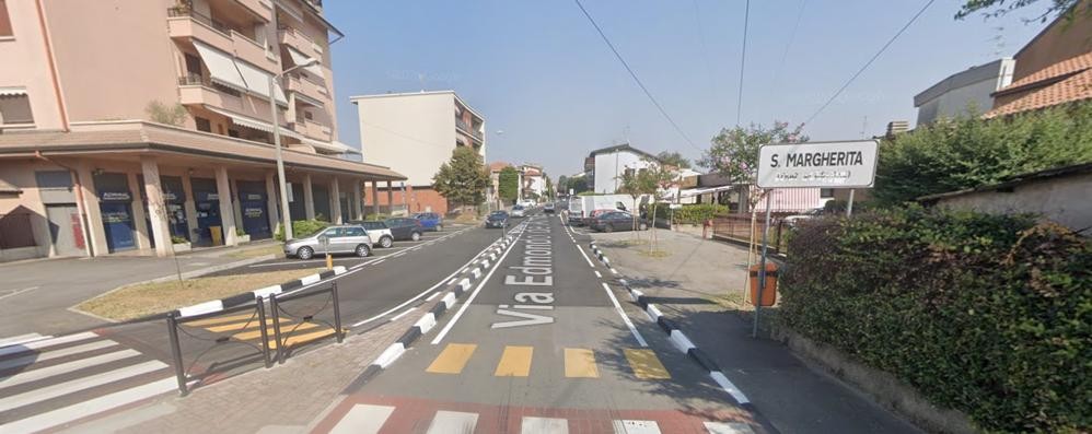 Lissone via De Amicis Lissone Santa Margherita - da Google Maps