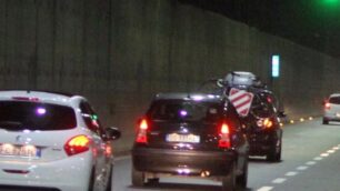 Il tunnel di viale Lombardia a Monza