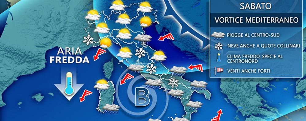 Meteo primo weekend di primavera senza primavera