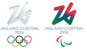 Futura logo olimpiadi Milano-Cortina 2026