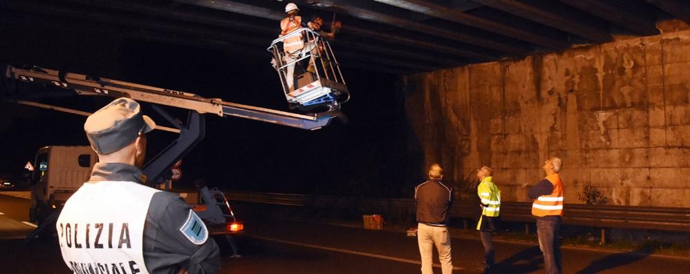 MEDA SUPERSTRADA CONTROLLI PONTE