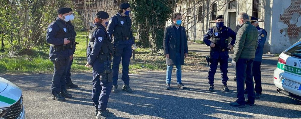 Monza sgombero ex Macello nost polizia locale