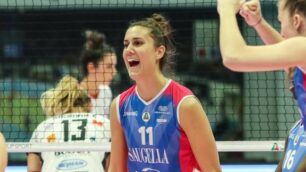 Anna Danesi, centrale, nata a Brescia nell'aprile 1996, al secondo anno a Monza In tre stagioni (2016-19) a Conegliano ha vinto anche 2 Scudetti