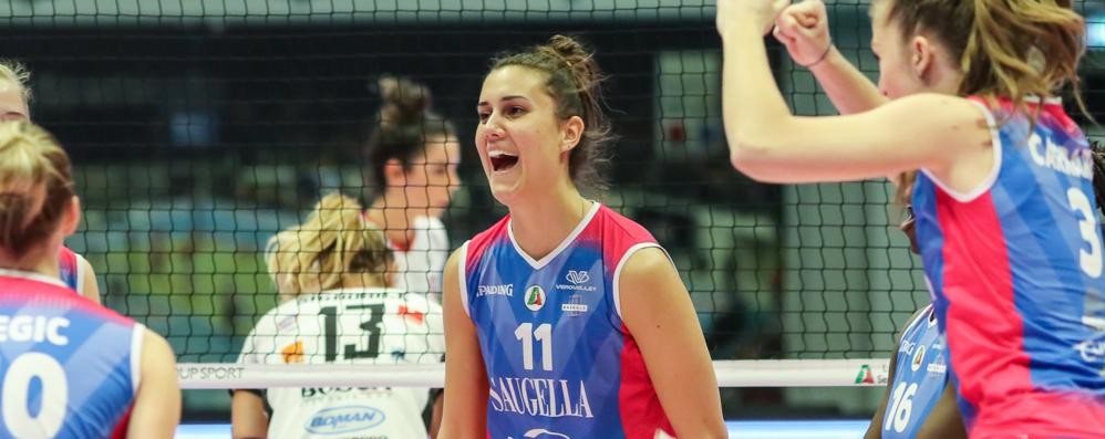 Anna Danesi, centrale, nata a Brescia nell'aprile 1996, al secondo anno a Monza In tre stagioni (2016-19) a Conegliano ha vinto anche 2 Scudetti