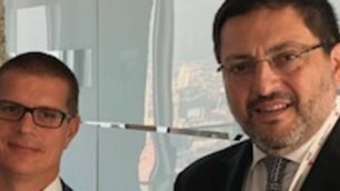 Paolo Soldani e Paolo Busnelli , amministratore delegato e presidente di Acsm Agam