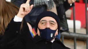Adriano Galliani e ZvoneBoban si godono il match in tribuna