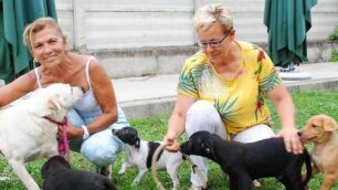 Volontarie del canile Fusi di Lissone