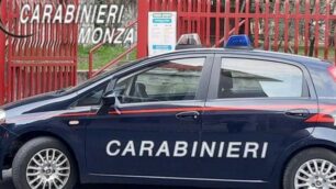 I carabinieri davanti al parco