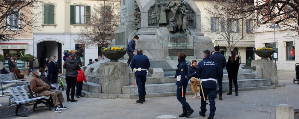 I controlli in centro a Seregno