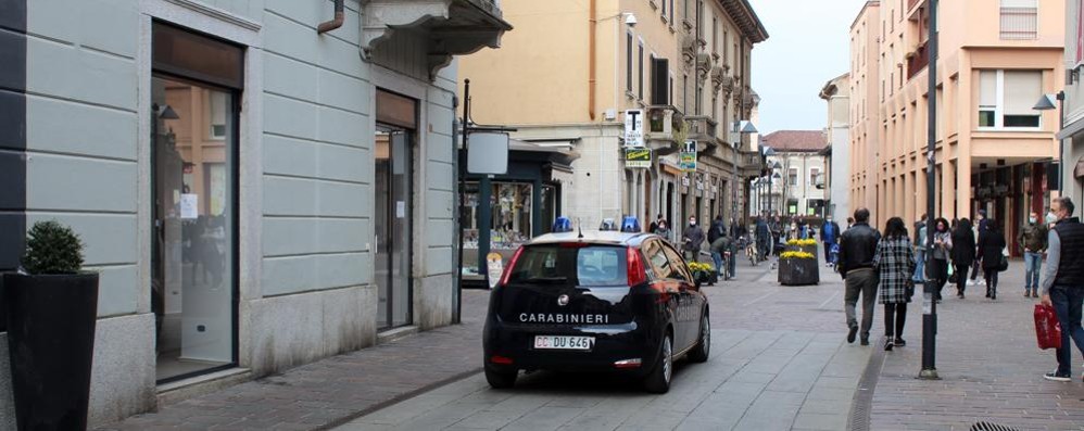 I Carabinieri in corso del popolo