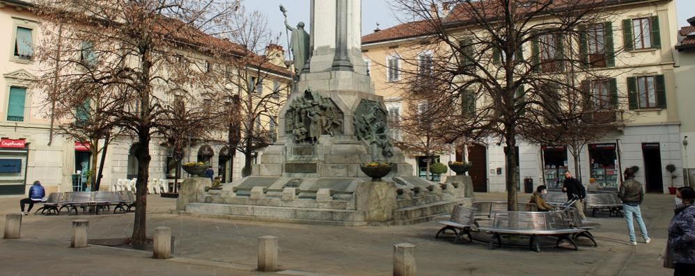 La piazza Vittorio Veneto