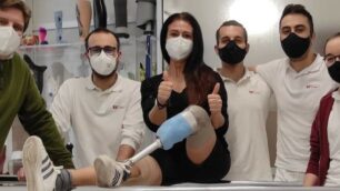 Giusy Versace protesi da Ortopedia Pirola