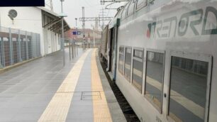 Un treno della S8 ad Arcore