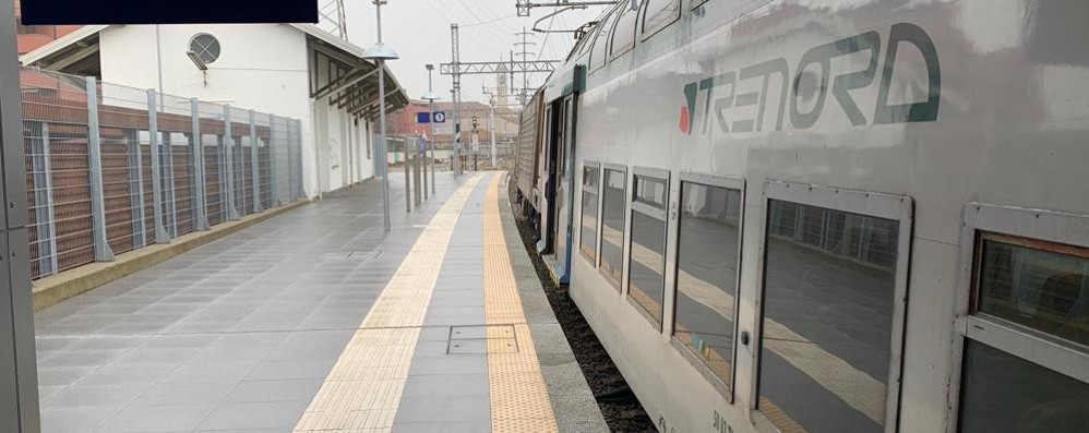 Un treno della S8 ad Arcore