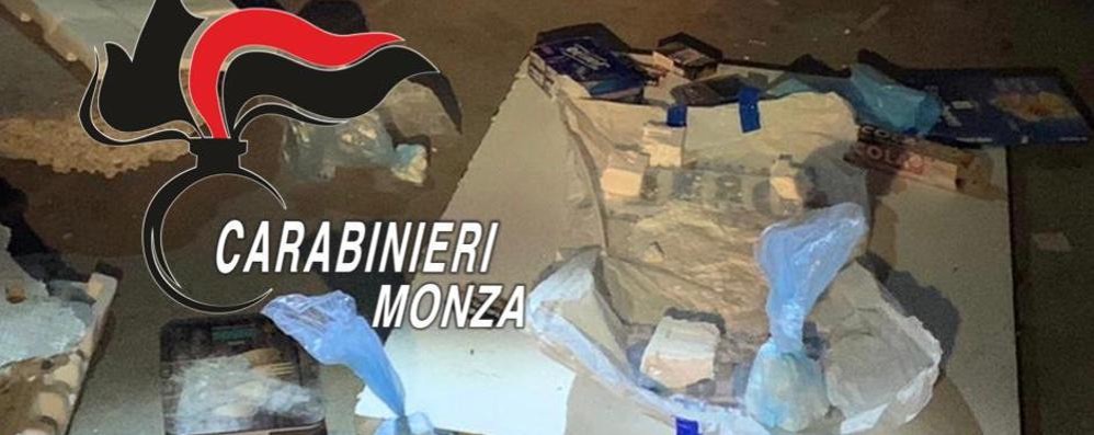 La droga nel capannone di Lissone