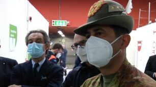 Vaccini generale Francesco Figliuolo e Attilio Fontana