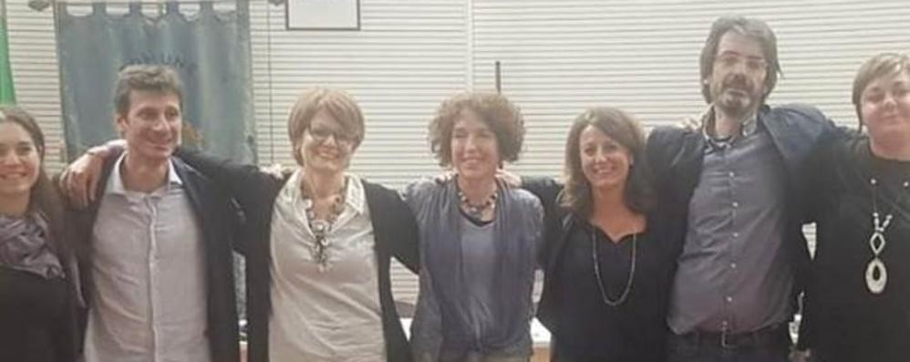 Il Cda Aeris. Da sinistra: Cristina Romanelli, Jacopo Colombo, Paola Fontana, Paola Orso, Arianna Ronchi (Presidente),Giacomo Garghentini, Giovanna Colnago