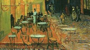 Terrazza del caffè la sera dipinto da Vincent Van Gogh ad Arles, in Provenza