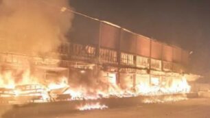 L’incendio di Agrate