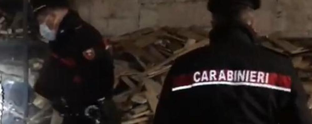 Una pattuglia di carabinieri