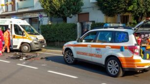 I soccorsi sul luogo dell’incidente