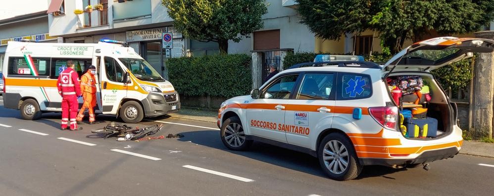 I soccorsi sul luogo dell’incidente