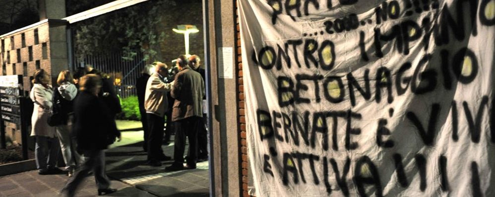 Arcore Protesta impianto Doneda  - foto di repertorio