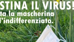 Villasanta campagna contro abbandono mascherine