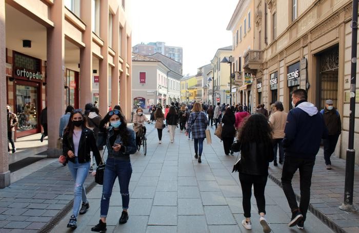 La gente in centro