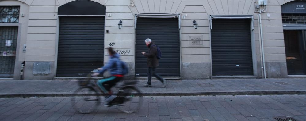 Monza Attività chiuse a Borgo Bergamo