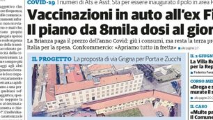 prima pagina il Cittadino 15 aprile 2021