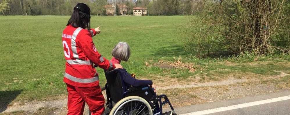 Villasanta Croce rossa progetto insieme accompagnamento disabili