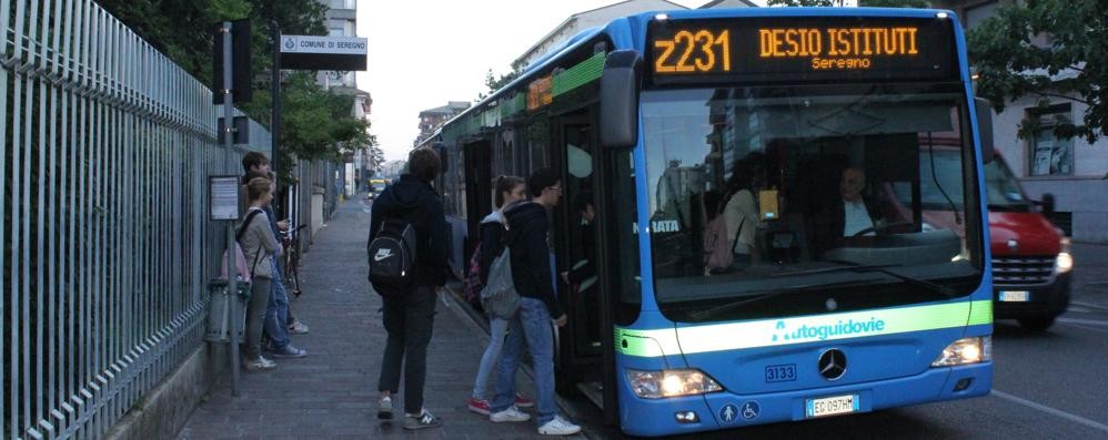 Un autobus del Trasporto pubblico locale