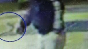 Il coltello impugnato dal presunto autore dell’accoltellamento