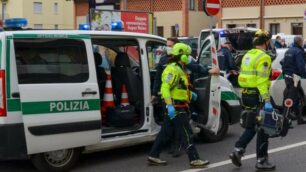 Incidente Giussano 21 aprile 2021: l’arrivo dell’elisoccorso