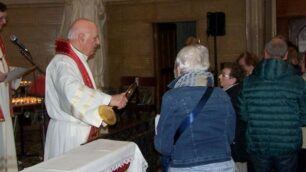 Una cerimonia religiosa in chiesa durante un'edizione degli scorsi anni