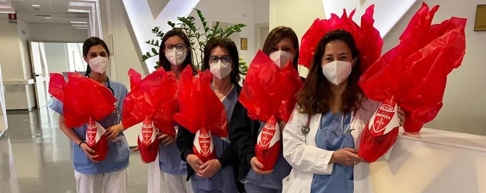 Uovo di Pasqua Ac Monza ospedale San Gerardo