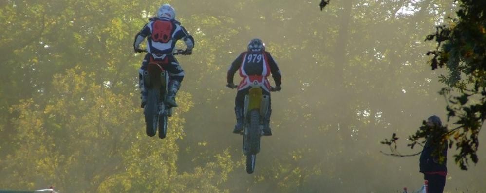 Una gara di cross a Ceriano