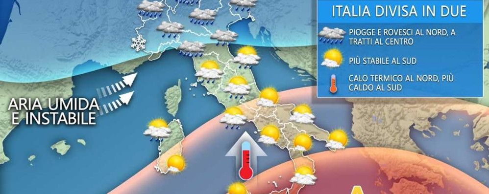 Meteo dal 26 aprile 2021