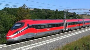 Un  treno Frecciarossa