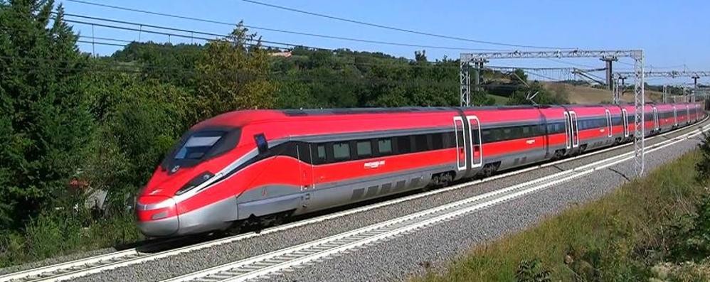 Un  treno Frecciarossa