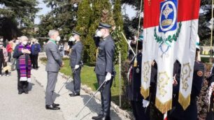 La commemorazione del 25 Aprile al cimitero