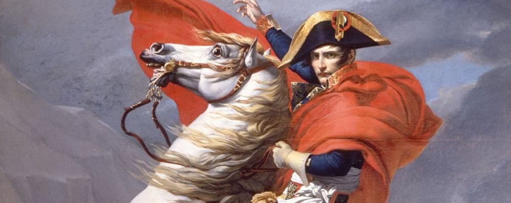 Napoleone dipinto da Jacques Louis David