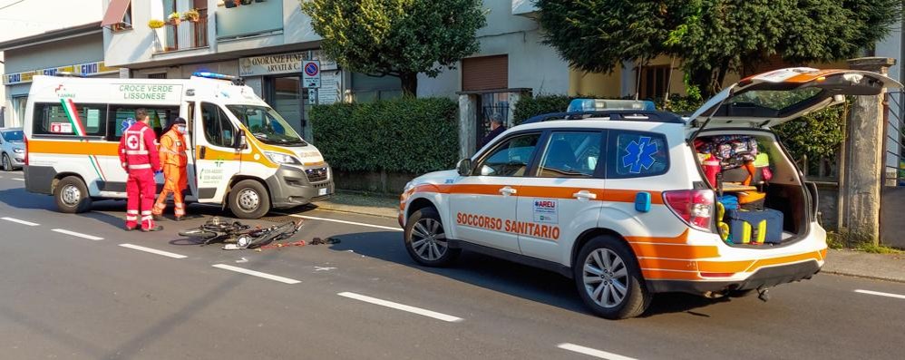 L’incidente avvenuto in via de Amicis