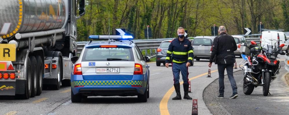 Incidente Statale 36 Briosco Verano sud