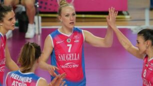 Pallavolo Vero Volley Saugella Igor Novara semifinale playoff gara 1 - foto Ufficio Stampa